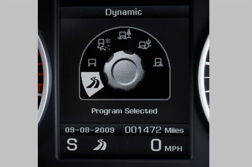 2010 Land Rover Range Rover Sport HSE 4dr SUV Drive Selector Detail