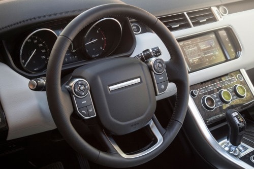 2017 Land Rover Range Rover Sport HSE Td6 4dr SUV Steering Wheel Detail