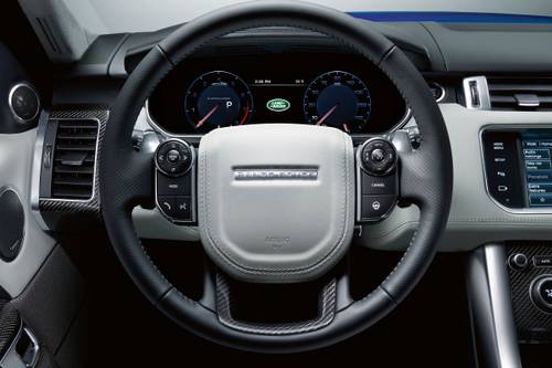 2017 Land Rover Range Rover Sport SVR 4dr SUV Steering Wheel Detail