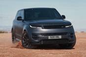 2025 Land Rover Range Rover Sport P530 Dynamic SE 4dr SUV Exterior. Range Rover Sport Stealth Pack Shown.