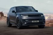 2025 Land Rover Range Rover Sport P530 Dynamic SE 4dr SUV Exterior. Range Rover Sport Stealth Pack Shown.