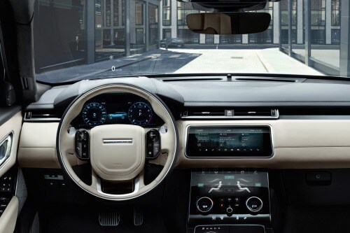 2018 Land Rover Range Rover Velar First Edition 4dr SUV Steering Wheel Detail