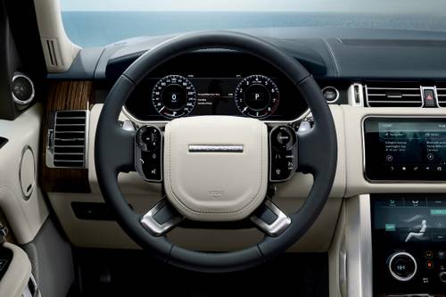 2019 Land Rover Range Rover Autobiography 4dr SUV Steering Wheel Detail