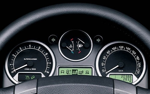2006 Land Rover Range Rover Sport Instrument Panel Shown