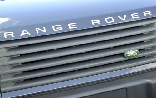 2000 Land Rover Range Rover Grill and Front Badging