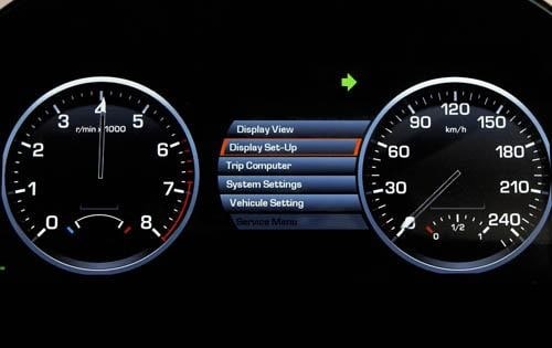 2010 Land Rover Range Rover Supercharged Information Display Menu Detail