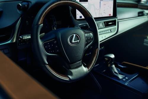 2025 Lexus ES 350 F SPORT Handling Sedan Steering Wheel Detail