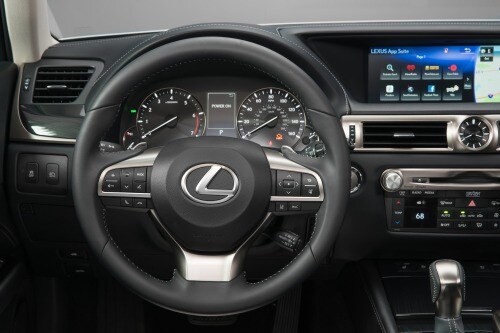 2017 Lexus GS 200t Sedan Steering Wheel Detail