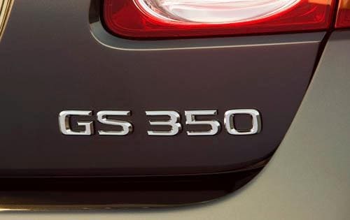 2010 Lexus GS 350 Rear Badging