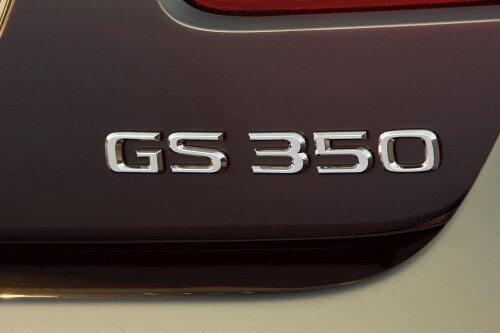 2010 Lexus GS 350 Sedan Rear Badge