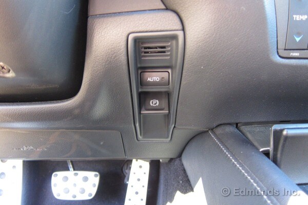 Lexus parking brake Clearance