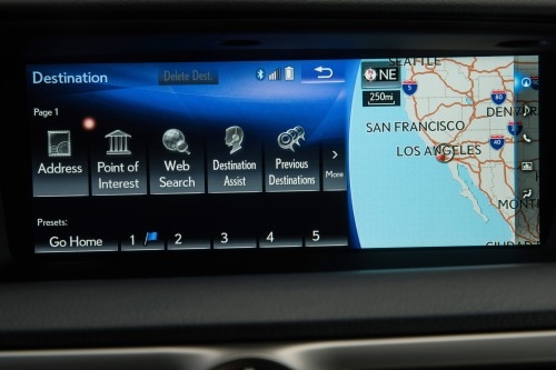 2016 Lexus GS 350 Sedan Center Console