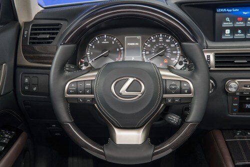 2016 Lexus GS 350 Sedan Steering Wheel Detail
