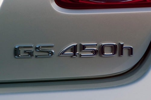 2010 Lexus GS 450h Sedan Rear Badge