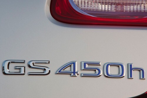 2010 Lexus GS 450h Sedan Rear Badge