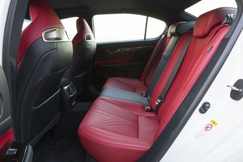 2016 Lexus GS F Sedan Rear Interior
