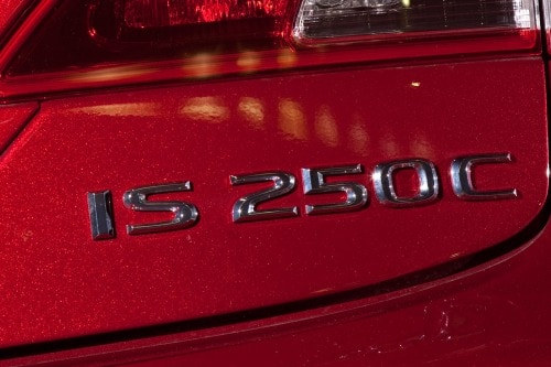 2010 Lexus IS 250 C Convertible Rear Badge