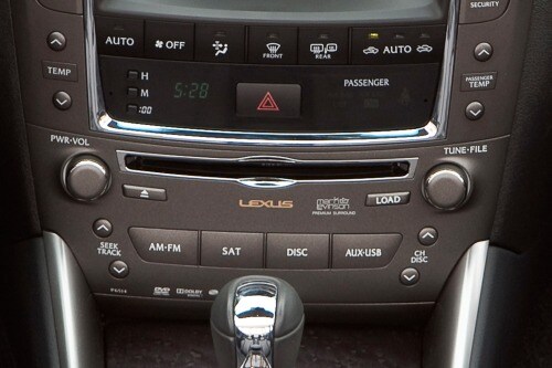 2010 Lexus IS 350 C Convertible Center Console