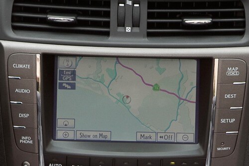 2010 Lexus IS 350 C Convertible Navigation System