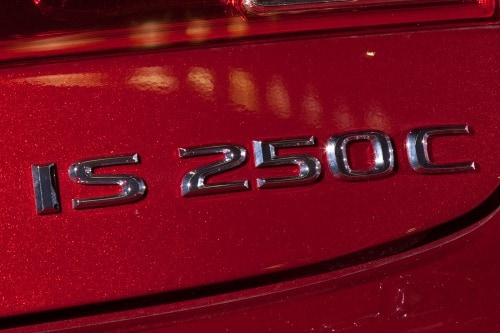 2010 Lexus IS 350 C Convertible Rear Badge