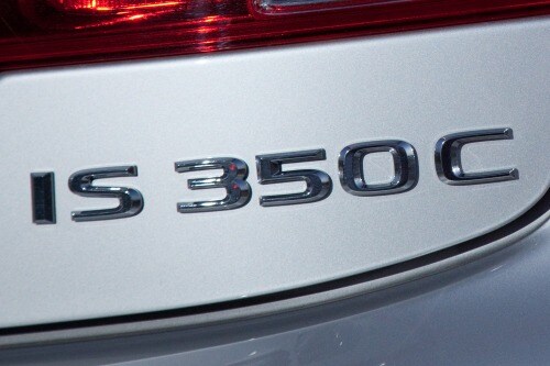 2010 Lexus IS 350 C Convertible Rear Badge