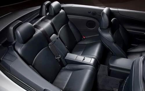 2011 Lexus IS 350 C Rear Interior