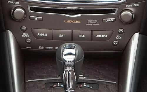 2012 Lexus IS Center Console