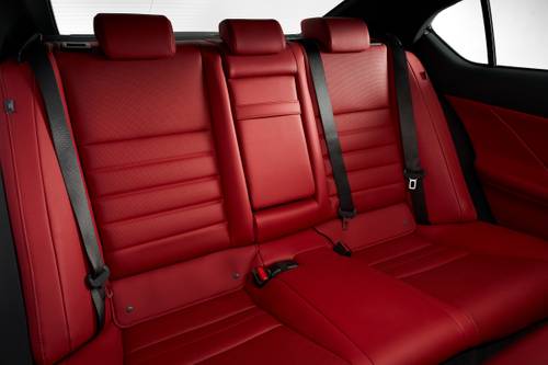 Lexus IS 350 F SPORT Sedan Rear Interior