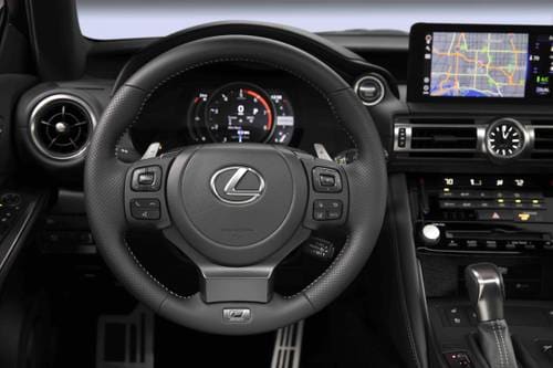 Lexus IS 500 F SPORT Performance Sedan Steering Wheel Detail