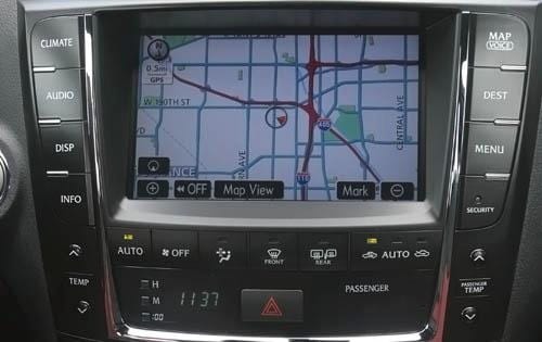 2009 Lexus IS F Center Console