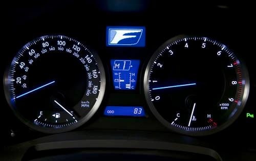 2009 Lexus IS F Instrument Cluster