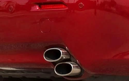 2010 Lexus IS F Exhaust Finisher Detail