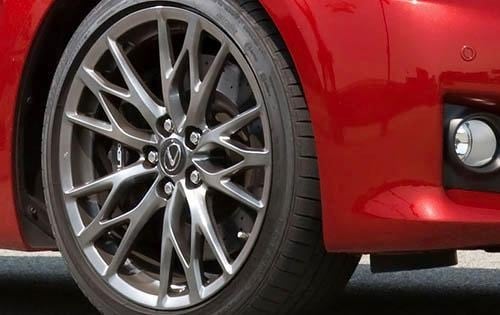 2010 Lexus IS F Wheel Detail