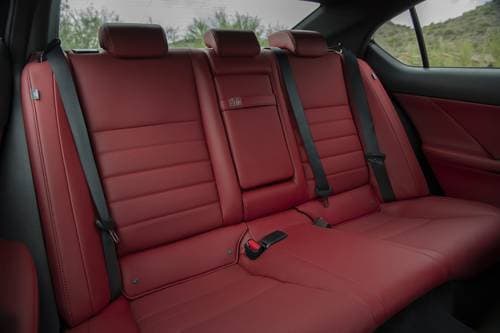 2025 Lexus IS 500 F SPORT Performance Premium Sedan Rear Interior