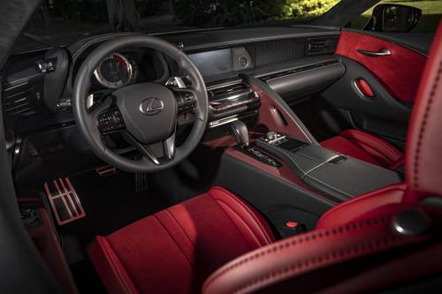 Lexus LC 500h Coupe Steering Wheel Detail