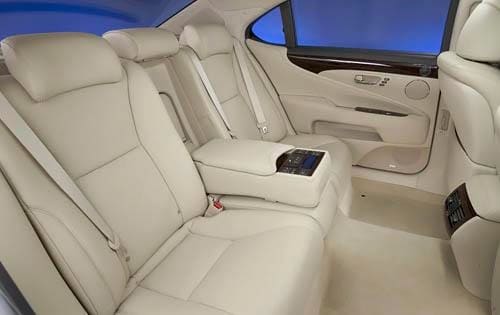 2010 Lexus LS 460 L Rear Interior