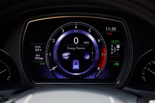 2020 Lexus LS 500h Sedan Gauge Cluster