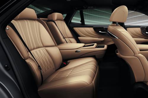 2025 Lexus LS 500h Sedan Rear Interior