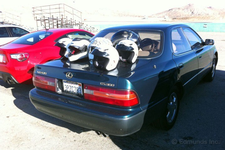 The Lexus did taxi duty, joining a convoy of long-term cars that shuttled a small army of journalists to a local track day.