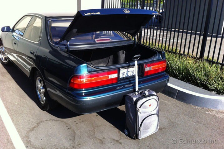 The Lexus played its role as airport transport, too.