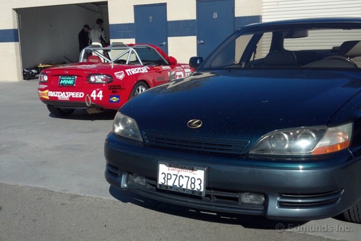 The ES 300 made the 300-mile round trip trek to Buttonwillow Raceway Park, including a 6-percent grade in the Grapevine.