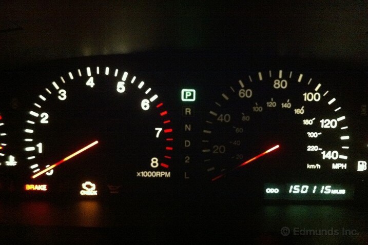 The gauges' illumination got worse as the year progressed. We lost our ability to read most of the digits on the speedometer.