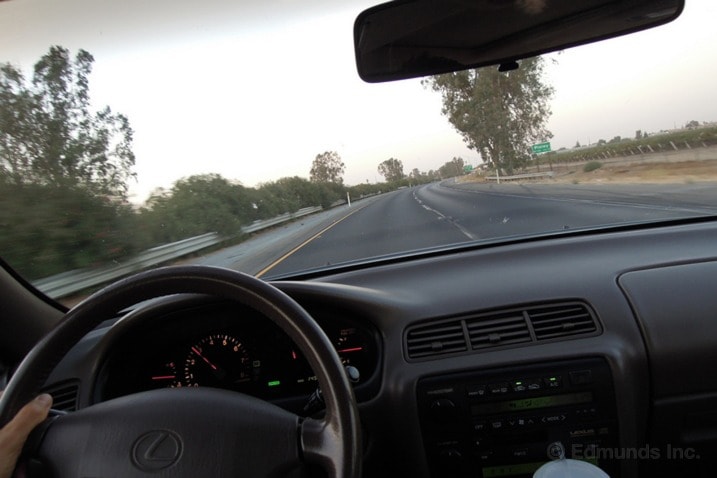Our ES is a solid cruiser. It's pretty quiet, it's easy to see out of, there's sufficient V6 power and the seats are comfortable enough.
