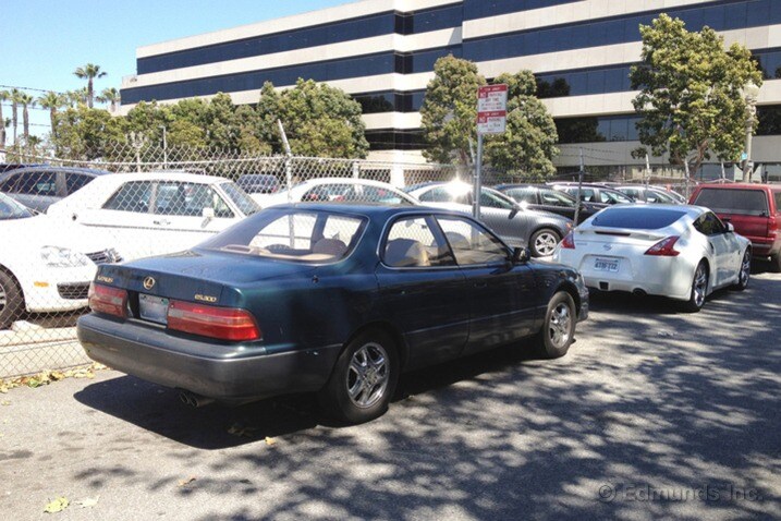 Since the 1996 Lexus ES 300 came into our fleet, we can't drive two miles without seeing another just like it. This is our car's twin.