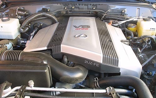 2003 Lexus LX 470 4.7L V8 Engine Shown
