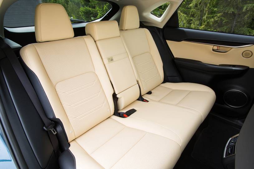 2021 Lexus NX 300h 4dr SUV Rear Interior. Luxury Package Shown.