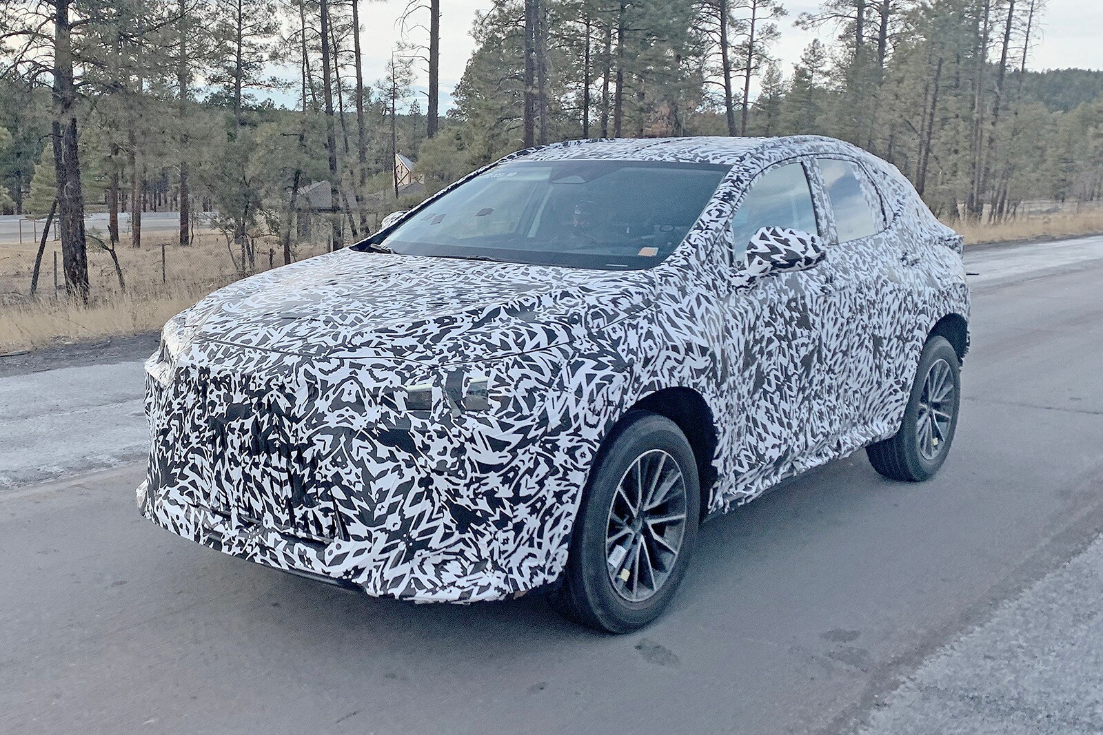 Next-Generation 2022 Lexus NX Spotted in Camo
