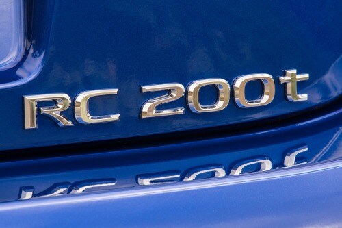 2017 Lexus RC 200t Base Coupe Rear Badge