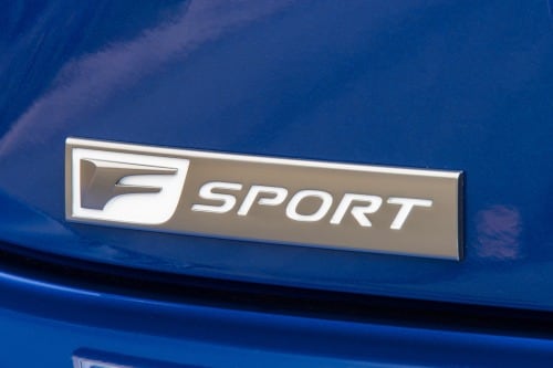 2017 Lexus RC 200t Base Coupe Rear Badge. F-Sport Package Shown.