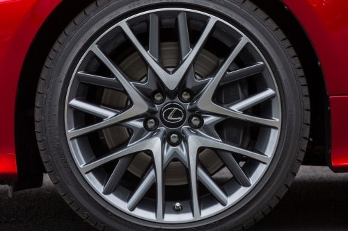 Lexus RC 350 Coupe Wheel. F-Sport Package Shown.